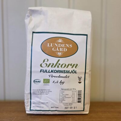 Enkornsmjöl virvlat 1,5 kg